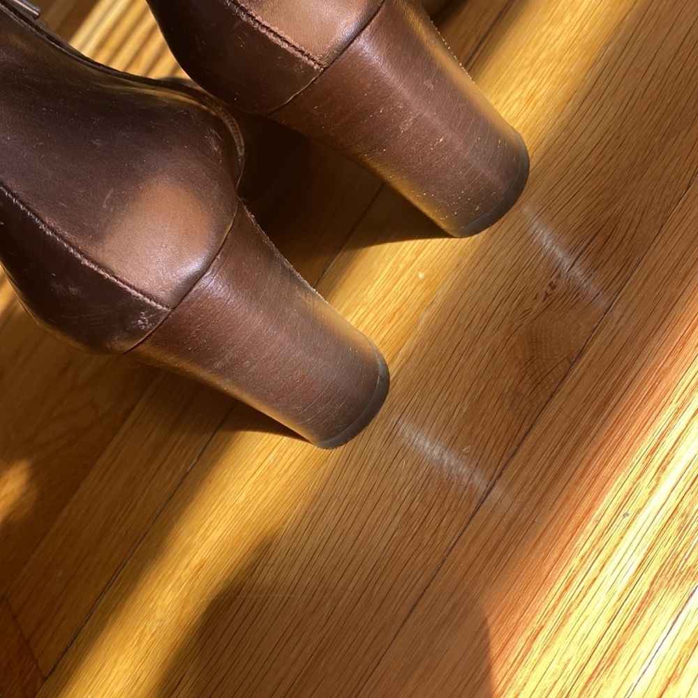 Made in Italy real Italian leather Mila Paoli booties signs of wear see pics 10. - Picture 10 of 10